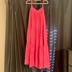 Judith March Hot Pink Maxi Dress L